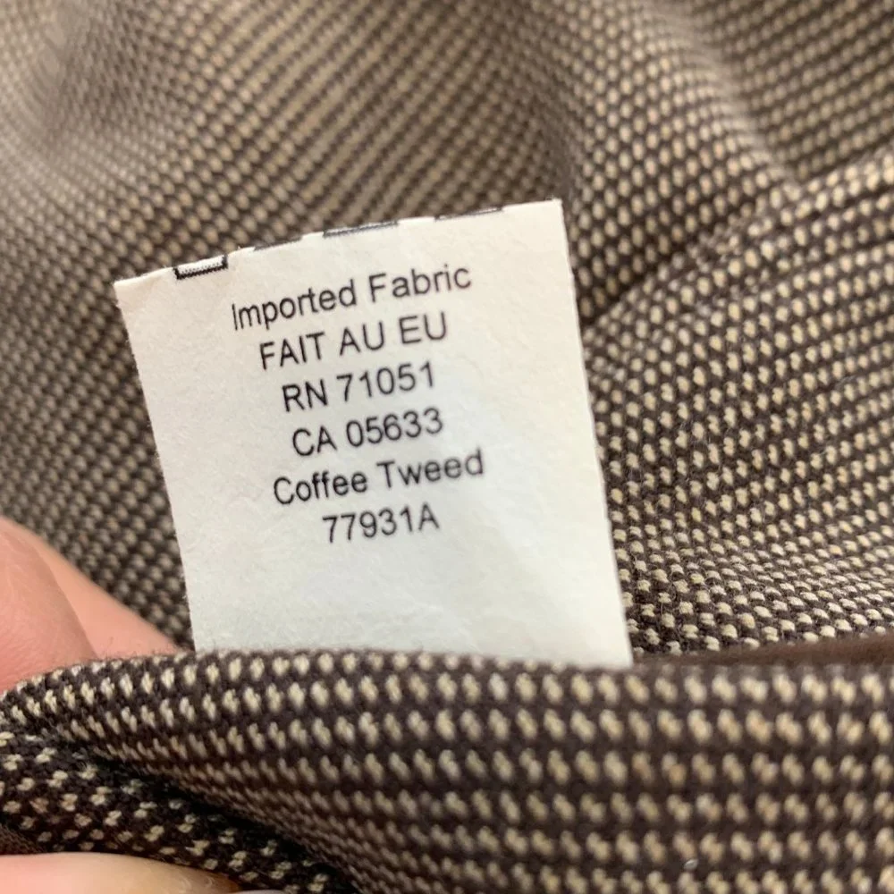 Brand New Windridge Cheryl Nash Tweed Dress Pants Brown Tan Size‎ 6